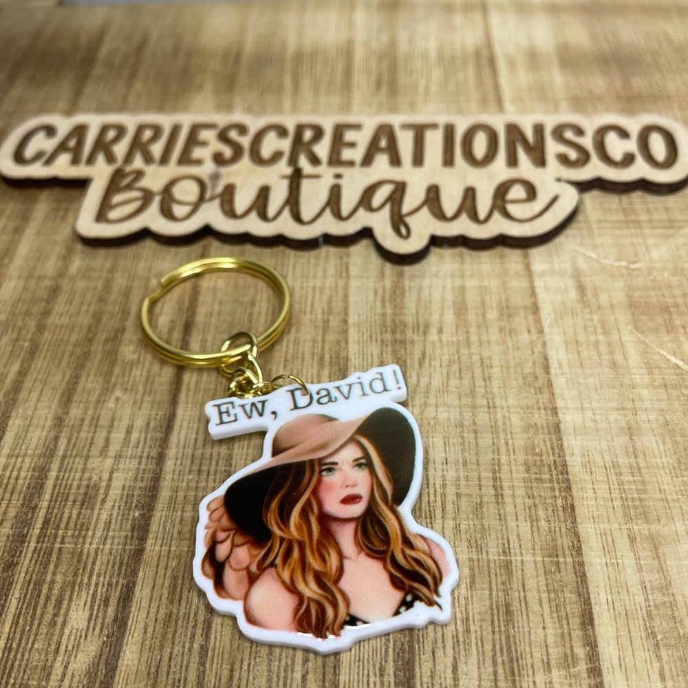 Schitts Creek Ew David Keychain